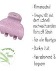 CHIARA AMBRA® Haarklammer-Set, 4-tlg., mini,mit Stroh