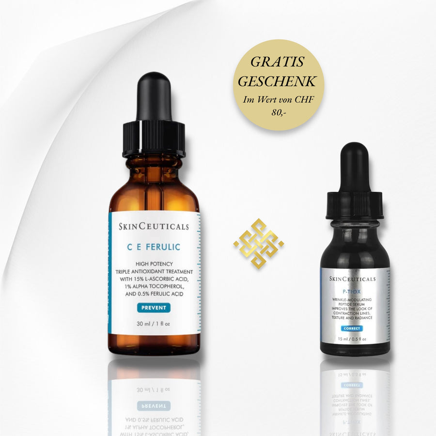 SkinCeuticals CE FERULIC®MIT 15 % REINES VITAMIN C + Geschenk P-TIOX - 15 ml
