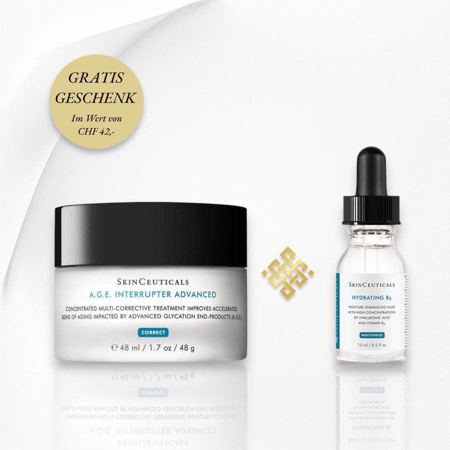 SkinCeuticals A.G.E. INTERRUPTER ADVANCED + Geschenk Hydrating B5 15ml