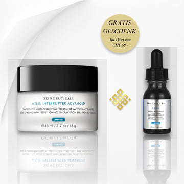 SkinCeuticals A.G.E. INTERRUPTER ADVANCED + Geschenk P-TIOX 15ml