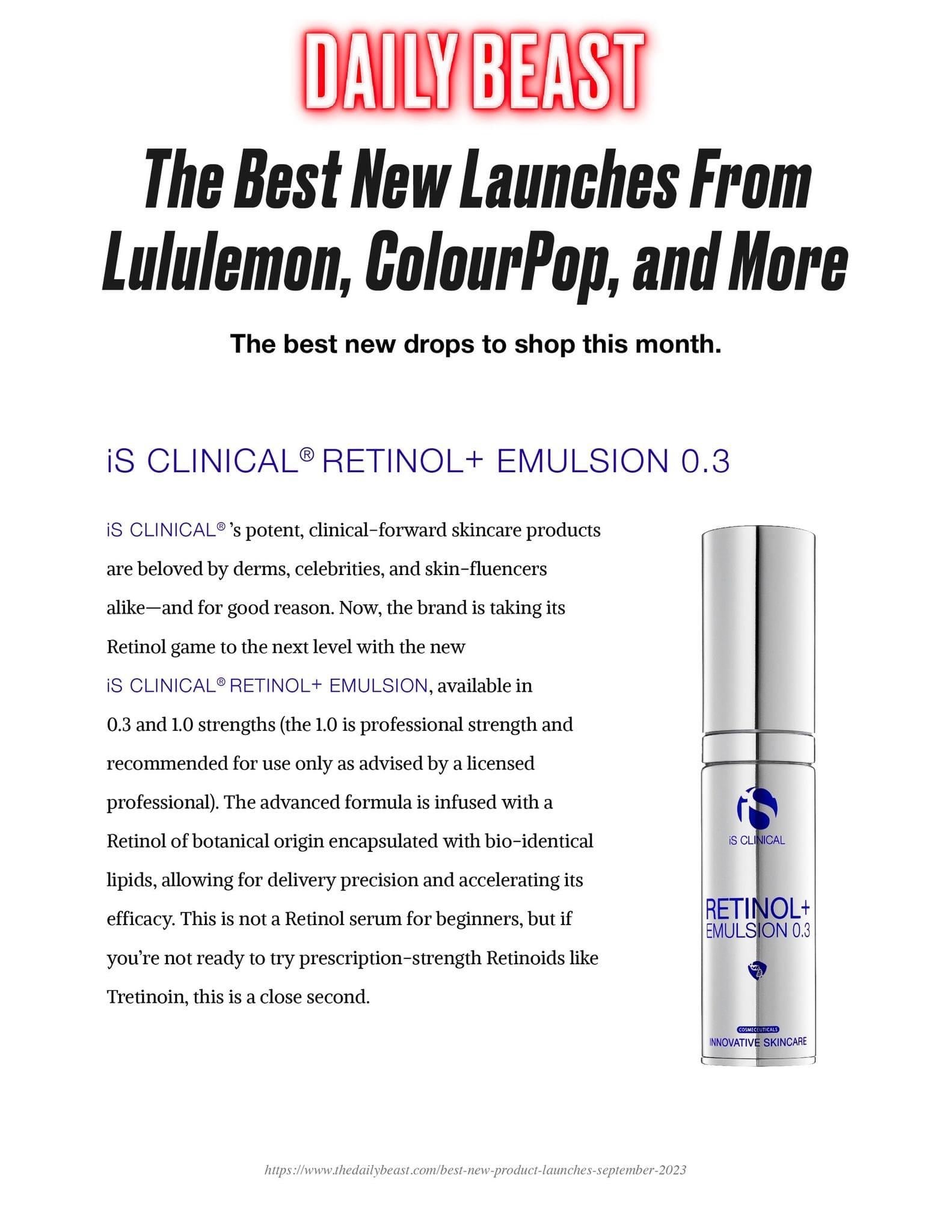 iS CLINICAL Retinol+ Emulsion 0.3