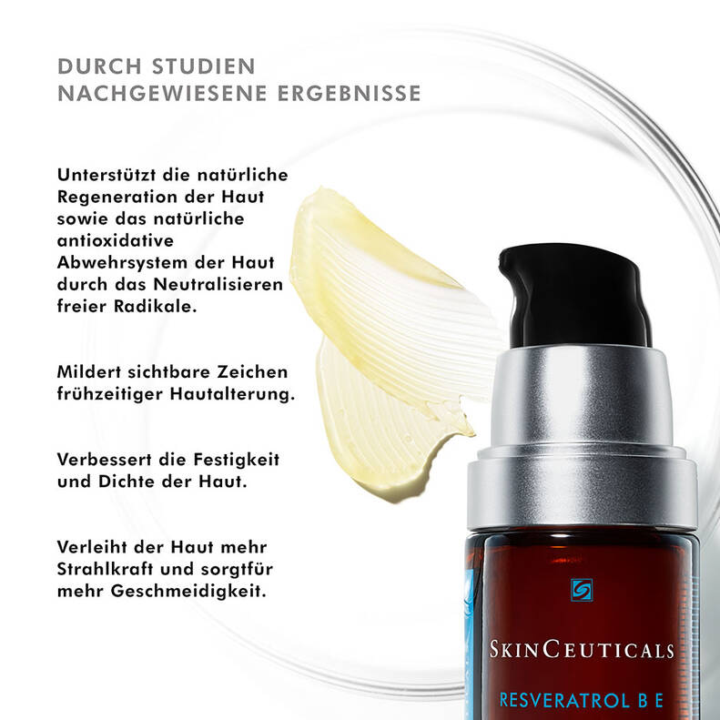 SkinCeuticals RESVERATROL B E + Geschenk CE Ferulic 15ml
