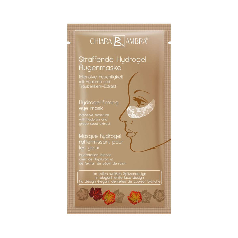 CHIARA AMBRA® Weiße Hydrogel Augenmaske