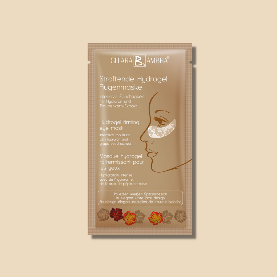 CHIARA AMBRA® Weiße Hydrogel Augenmaske