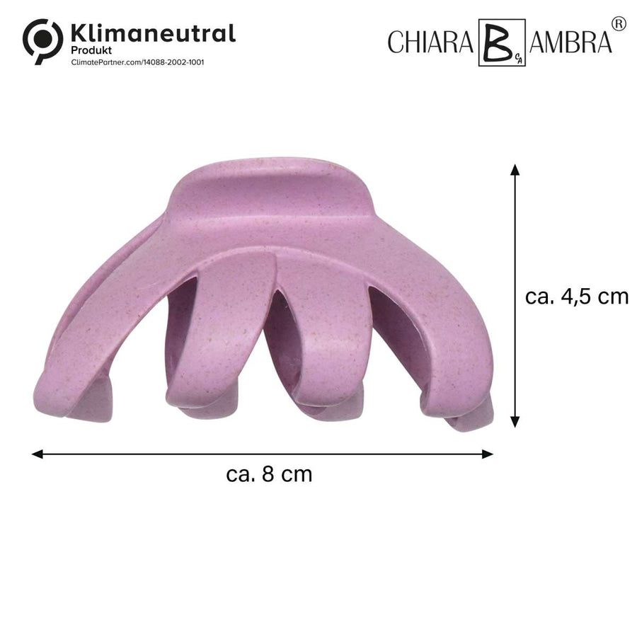 CHIARA AMBRA® Haarklammer-Set, 4-tlg., gross mit Stroh