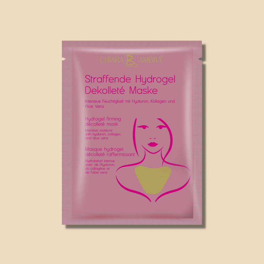 CHIARA AMBRA® Straffende Hydrogel Dekolleté Maske